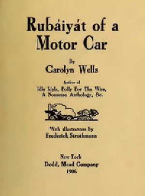 [Gutenberg 51064] • Rubáiyát of a Motor Car